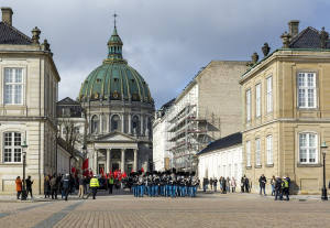 fire at the Old Stock Exchange in Copenhagen